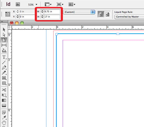 presentation folder template indesign